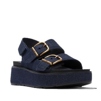 FitFlop Gen FF Max Buckle Denim in Dark Denim at Nordstrom, Size 11