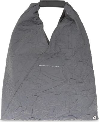 Maison Margiela Kleine Japanse Handtas - Dames - Tassen - Grijs - Maat: ONE Size Katoen