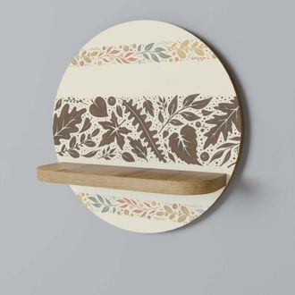 OEM Filas De Follaje Estante Redondo