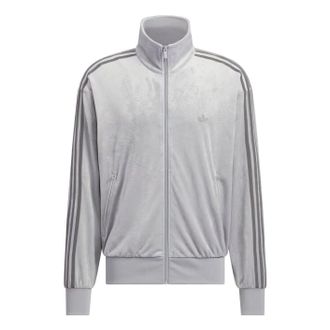 adidas Firebird Velour Track Top Light Onix KQ5476