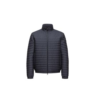 Moncler Myrrhe Short Down Jacket Blue Size 0