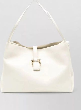 Ferragamo medium shoulder bag buckle detail handle