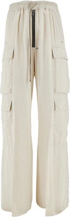 Rick Owens Cargobelas viscose-blend pants Man 48