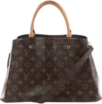 Louis Vuitton Pre-owned Handbags, female, Brown, Size: ONE SIZE Pre-owned Vintage Handbag