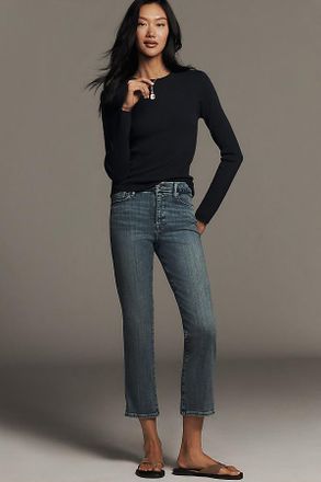 Good American Good Legs High-Rise Straight Jeans