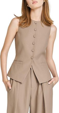 Wayf Maddox Vest in Taupe at Nordstrom, Size X-Large