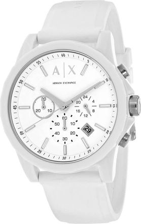 A|X Armani Exchange Mens White dial Watch