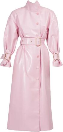 Rowen Rose Trench con cintura - Rosa