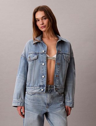 Calvin Klein Chaqueta denim holgada