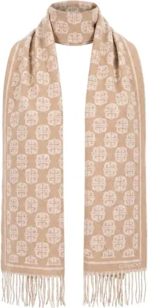 Givenchy Womens Bicolor Wool Scarf