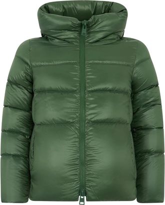 Herno Gewatteerde jas - Dames - Winterjassen - Groen - L - Leer - Jassen