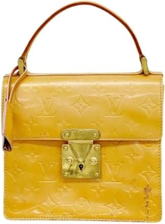 Louis Vuitton Pre-owned Handbags, female, Yellow, Size: ONE SIZE Pre-owned Vintage Handbag