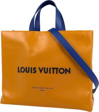 Louis Vuitton Saffron Leather Tote Bag (Pre-Owned)