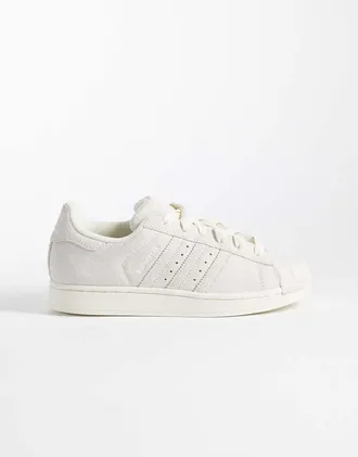 adidas Originals Superstar II - Sneakers in nabuk bianco sporco