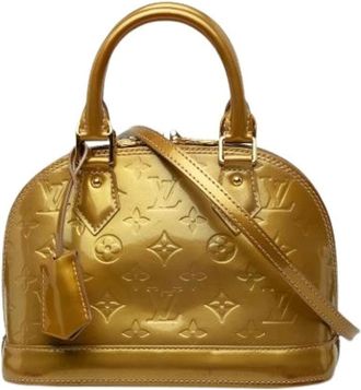 Louis Vuitton Pre-owned Alma BB - Dames - Pre-owned - Geel - Maat: ONE Size Leer