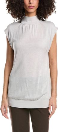 3.1 Phillip Lim Mock Neck Wool Shell