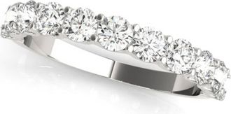 Pompeii3 1/2Ct Diamond U Prong Wedding Ring in 14k White Gold