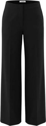 Jil Sander Wide Trousers - female - Jil Sander - Wide Trousers - Black - L - Trousers