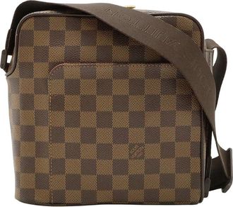 Louis Vuitton Brown Damier Olaf Pm (Authentic Pre-Loved)