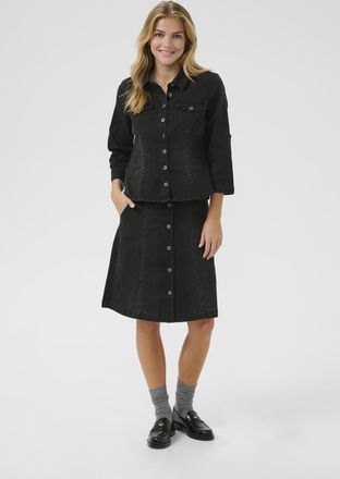 Cream Denim blouse CRUniforma Regular fit black