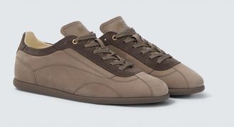 Brunello Cucinelli Zapatillas de piel con ante