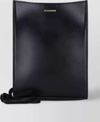 Jil Sander tangle small leather shoulder bag