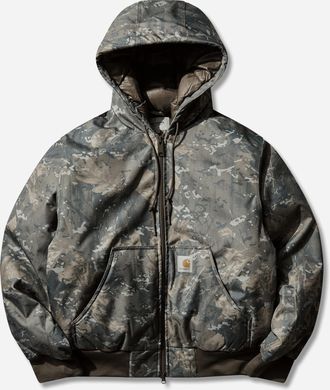 Carhartt Work in Progress Men s OG Active Cold Jacket Camo Combi / Green