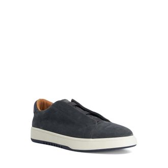 Dune London Mens Troys - Lace-Less Cupsole Trainers - Navy Leather - Size UK 10