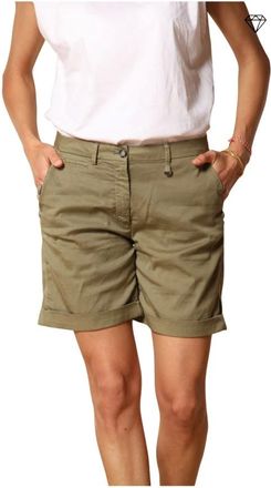 Mason's Dames, Korte broeken, Groen, Maat: XS Katoen