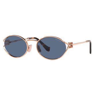 Miu Miu MU52YS ZVF1V1 Pink Gold/Dark Blue