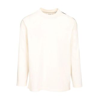 Yohji Yamamoto Dames, Tops, Wit, Maat: L Katoen