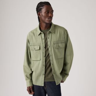 Levi's Waller Relaxed Shirt - Mens - XL - Green
