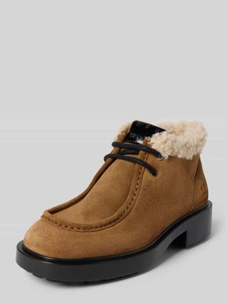 Copenhagen Schuhe mit Label-Detail in Mittelbraun, Gr&ouml;&szlig;e 37