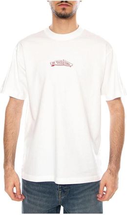Vans T-shirt met gesp - Heren - T-shirts - Wit - M - Katoen - Tops