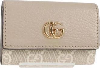 Gucci Pre-owned Sleuteletui - Dames - Vintage Accessoires - Beige - ONE Size - Vintage