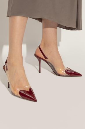 Alaia Heeled Shoes Le Coeur, Womens, Burgundy