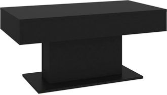 vidaXL Coffee Table Black 96x50x45 cm Engineered Wood Vidaxl