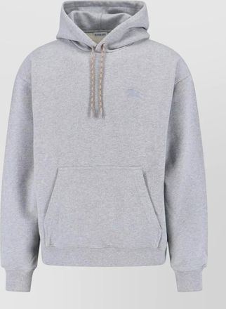 Burberry hooded sweatshirt kangaroo pocket drawstring detail