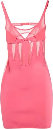 Thierry Mugler Abito corto - Rosa