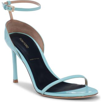 Tom Ford Vertigo Ankle Strap Sandal in Ucn Aqua at Nordstrom, Size 10.5Us