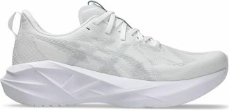 Asics Mens Novablast 5 Running Shoes In White/piedmont Grey