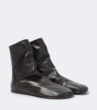 Christophe Lemaire Botines de piel