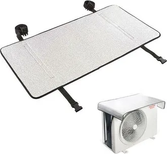 OEM Funda Protectora Para Aire Acondicionado Exterior Con L&aacute;mina Reflectante De Aluminio Para Aires Acondicionados Murales, Protecci&oacute;n Contra La Lluvia Y 