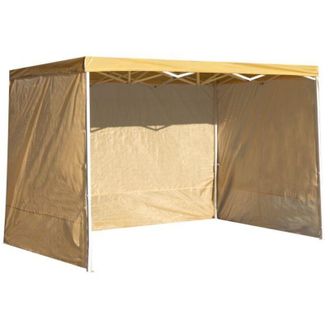 Regalos Miguel Packs Laterales Carpas Plegables - Pack 3 Laterales Lisos Para Carpas 3x3 Eco - Crema