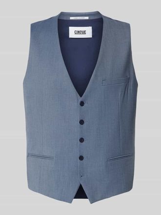 Cinque Weste mit V-Ausschnitt Modell Totti in Bleu, Gr&ouml;&szlig;e 102