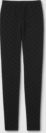 Gucci Elastic GG Jacquard Leggings, Black, Ready-to-wear