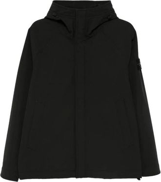 Stone Island Logo-patch Hooded Jacket