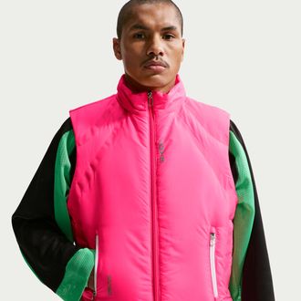Nike Mens Project F.R.O.G. Fused Filled Vest in Pink | IB4010-645