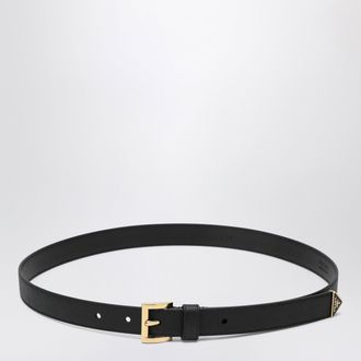 Prada Cintura nera in pelle Saffiano