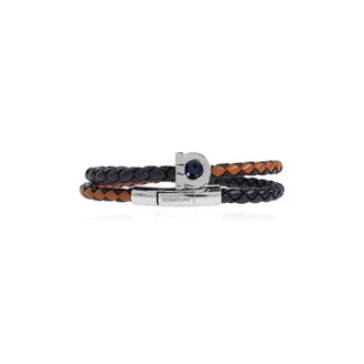 Ferragamo Bracelets, male, Brown, Size: S Gancini Bracelet